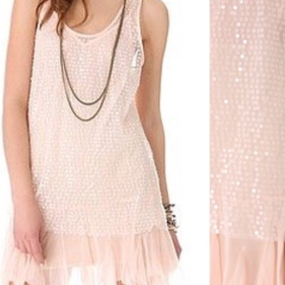 Intimately Free People Sequin Slip Dress (Size Small)